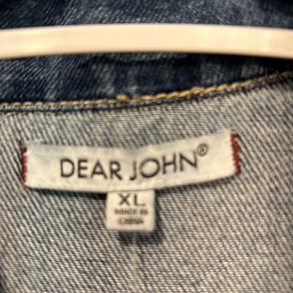 ANTHROPOLOGIE DEAR JOHN DENIM JACKET XL - Picture 11 of 11